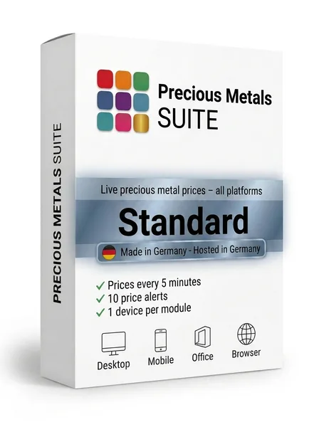 Precious Metals Suite Standard – software box