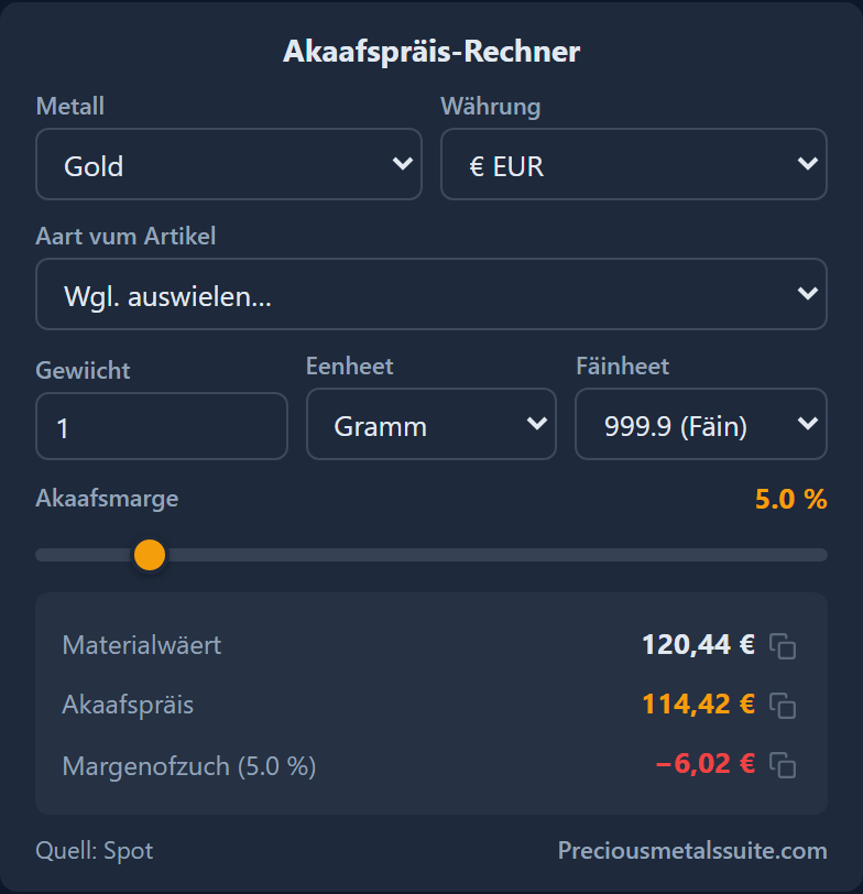 Calculateur de rachat Module 