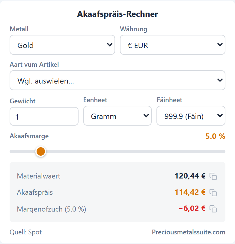 Calculateur de rachat Module 