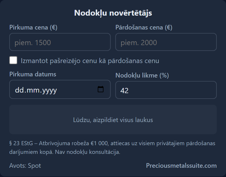 Nodokļu aplēsējs  modulis