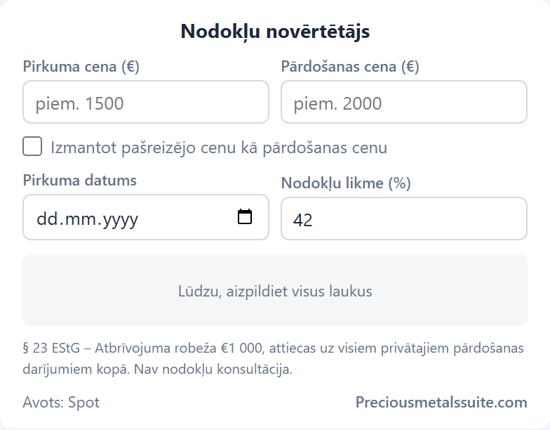 Nodokļu aplēsējs  modulis