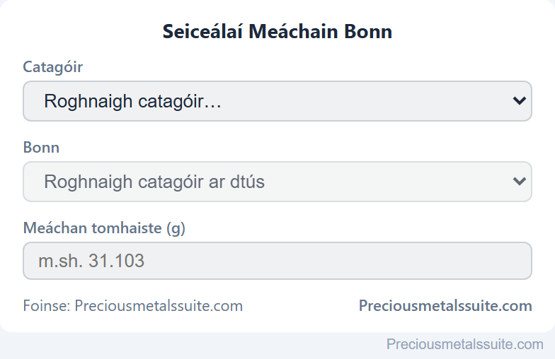 Coin Weight  module