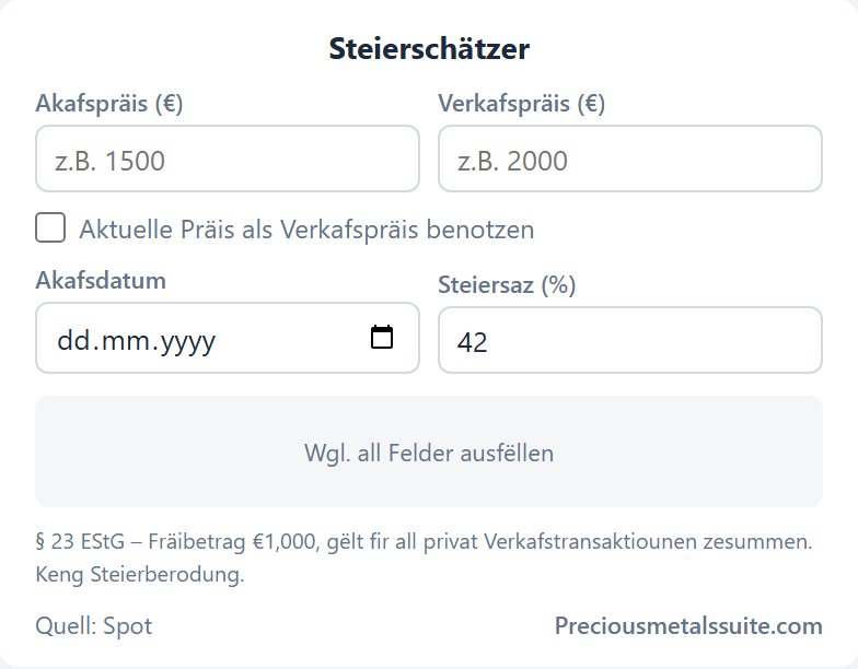 Estimateur fiscal Module 