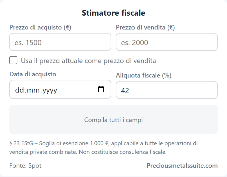 Calcolo Fiscale Modulo 