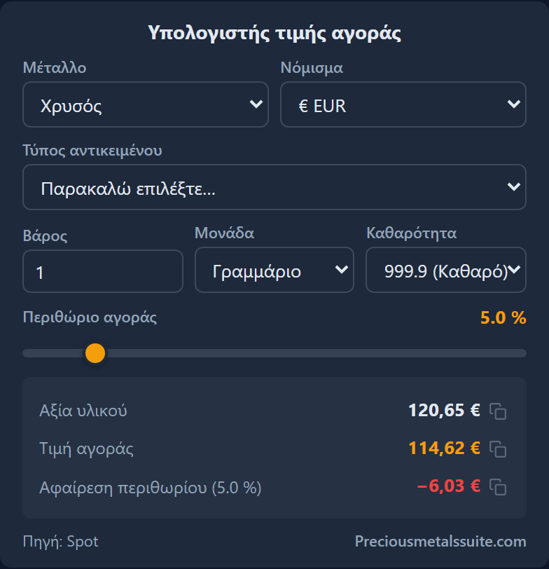 Αριθμομηχανή Επαναγοράς Ενότητα 